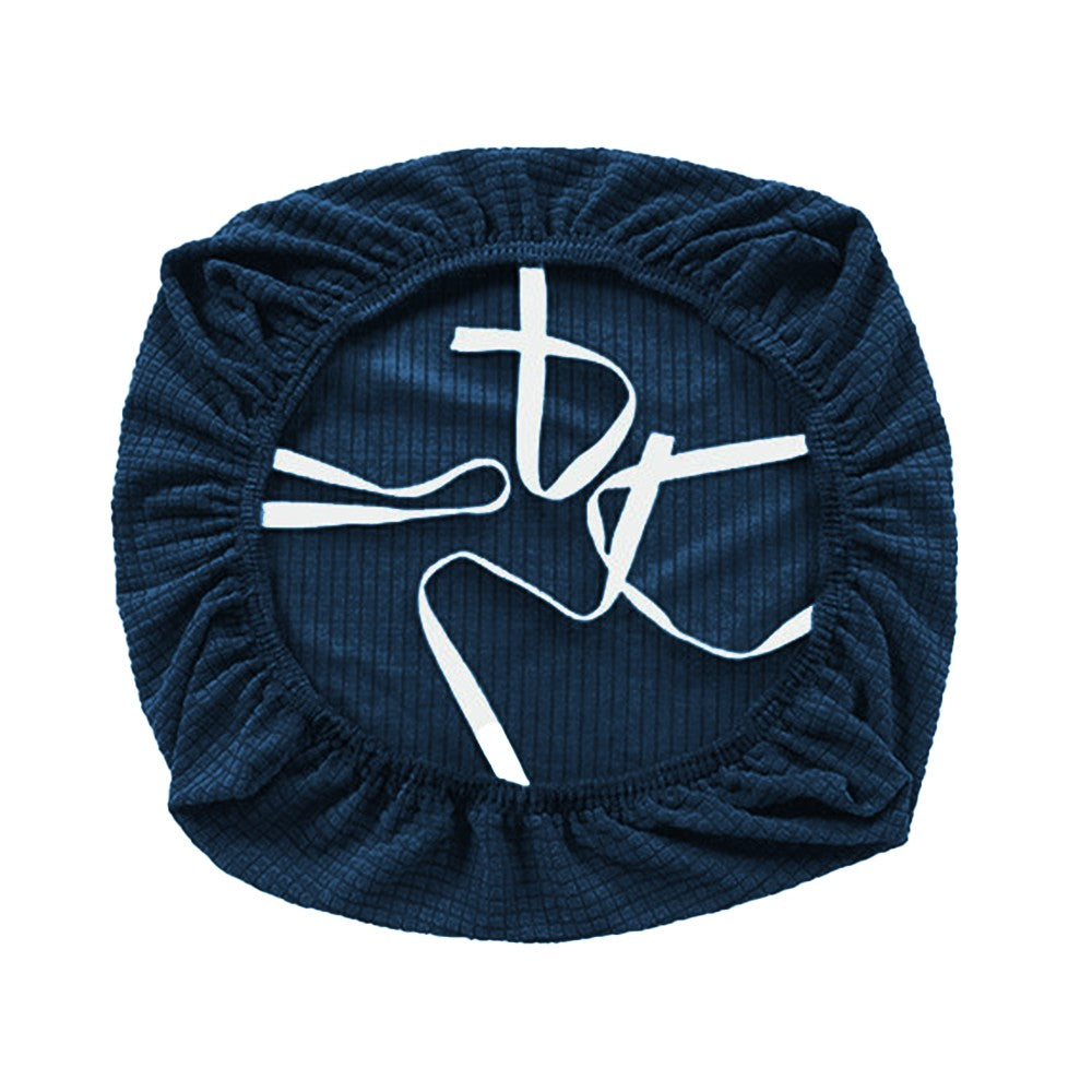 1 X Office Chair Covers Stretch Elastic Office Chair Slipcover Seat Navy Blue