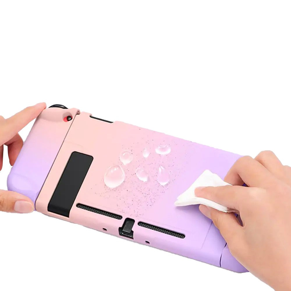 For Nintendo Switch Dockable Case Protective Cover Console JoyCon Grip Case Purple