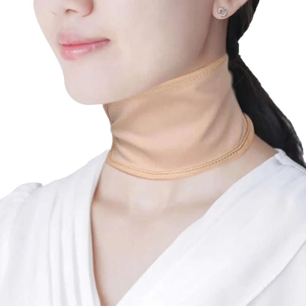 Reusable Castor Oil Neck Pack for Thyroid Castor Oil Compress Neck Wrap Khaki