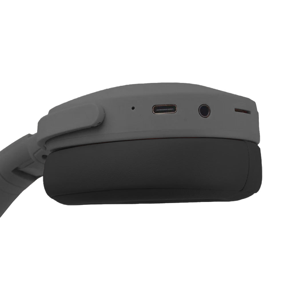 Bluetooth Headset Foldable Wireless Headphones Stereo Over Ear Headphone Black