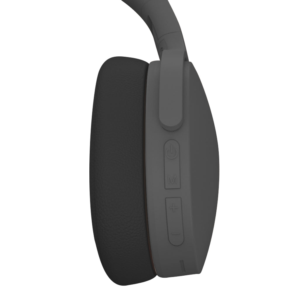 Bluetooth Headset Foldable Wireless Headphones Stereo Over Ear Headphone Black