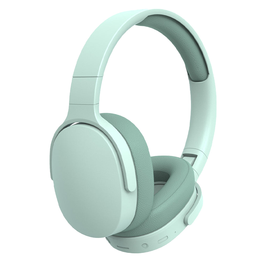 Bluetooth Headset Foldable Wireless Headphones Stereo Over Ear Headphone Green