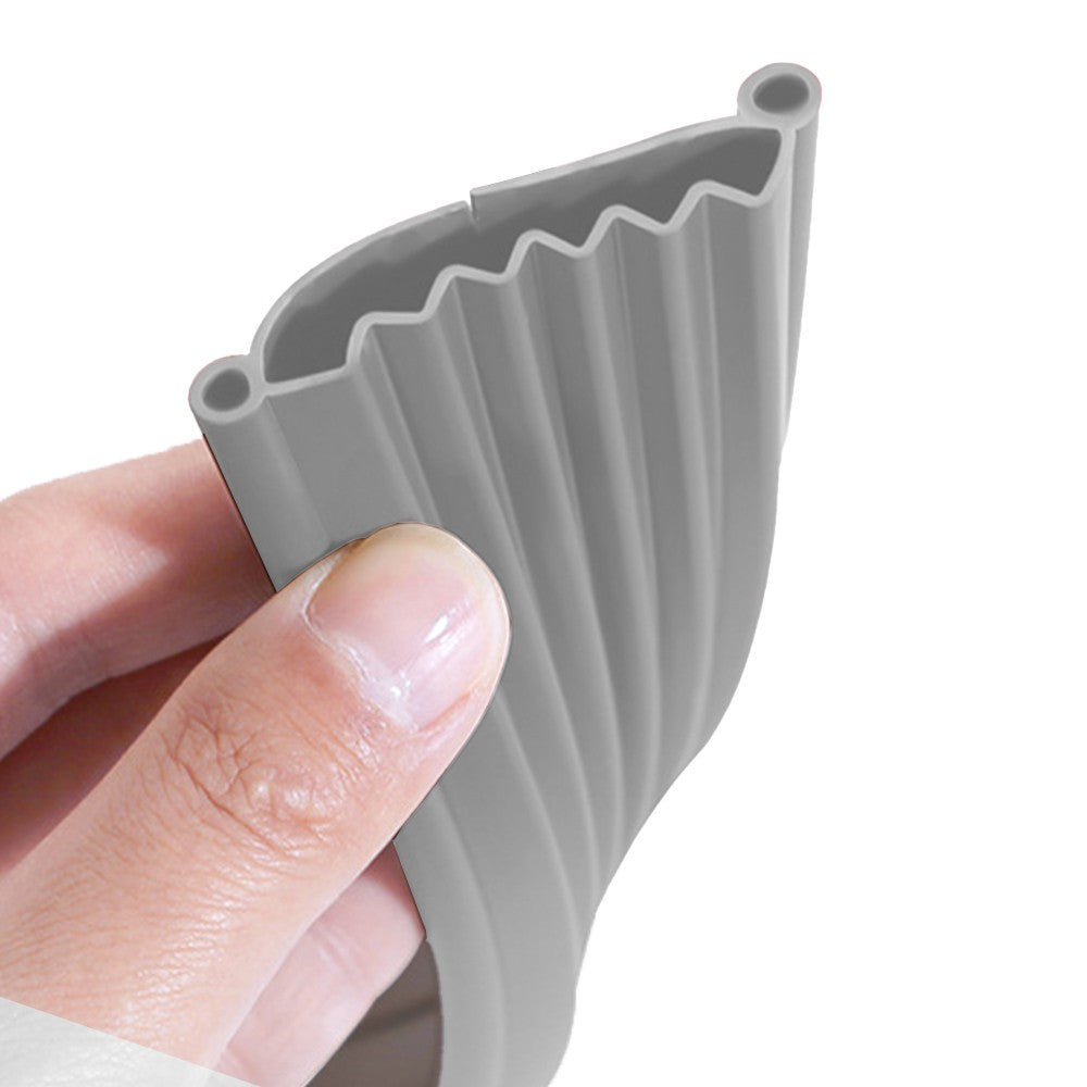 96cm Door Draft Stopper Under Door Gap Sealing Strip Door Bottom Seal Strips Grey