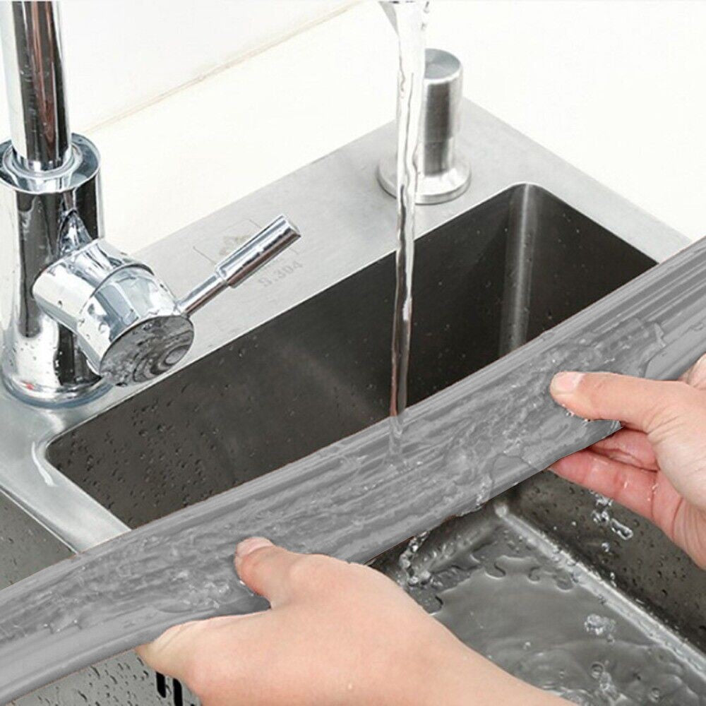 96cm Door Draft Stopper Under Door Gap Sealing Strip Door Bottom Seal Strips Grey