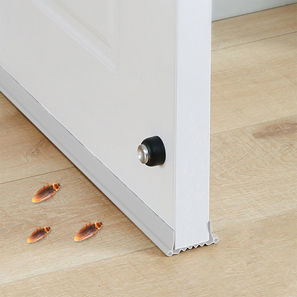 96cm Door Draft Stopper Under Door Gap Sealing Strip Door Bottom Seal Strips White