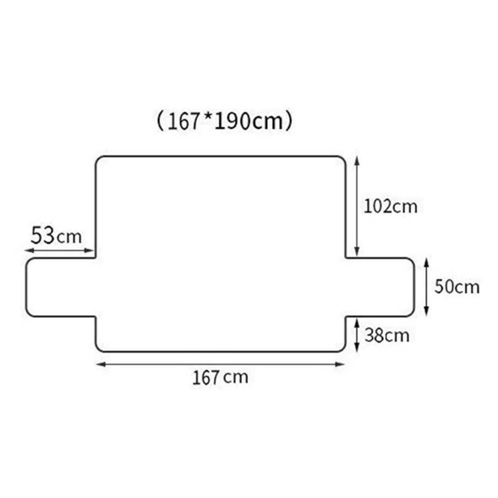 3-Seater T-Shaped Sofa Cover Leaves Printed Couch Cover Non Slip Sofa Slipcover Furniture Protector Black