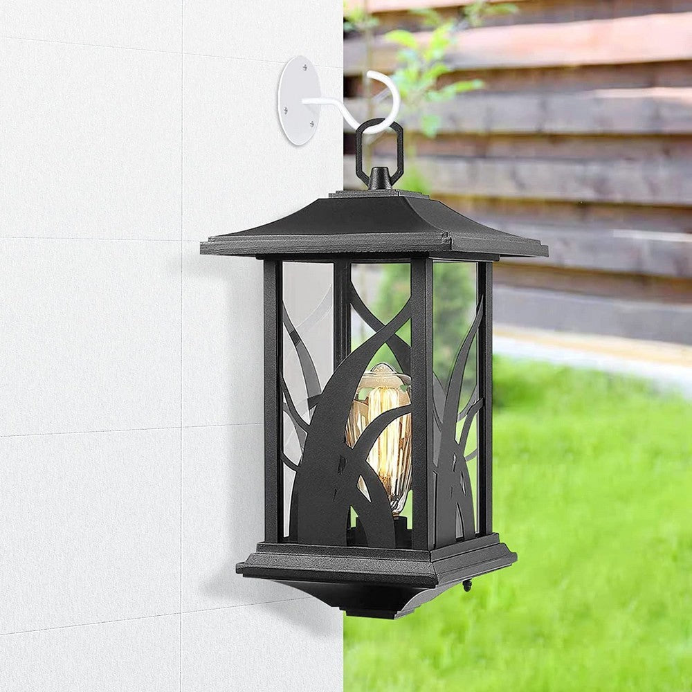 2Pcs Ceiling Hooks for Hanging Plants Iron Bird Feeders Bracket Wind Chimes Hanger White