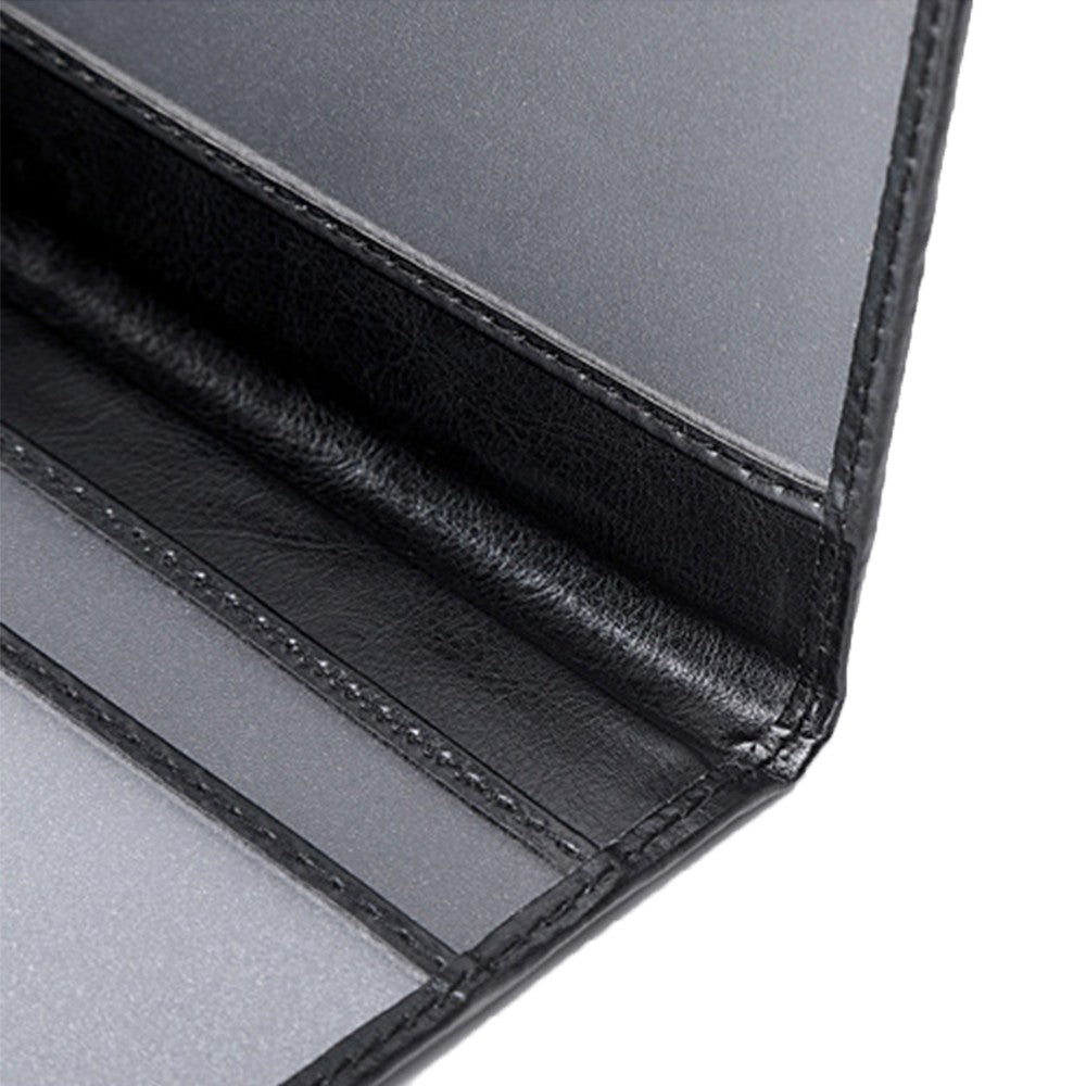 PU Leather Car Registration and Insurance Holder Card Document Organizer Driver License Case Black