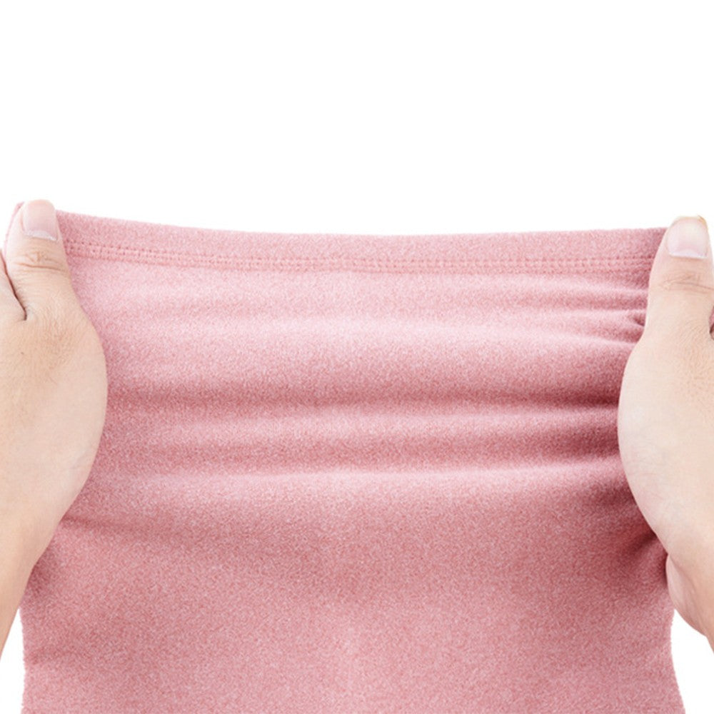 L Dog Ear Muffs Dog Hearing Protection Wrap Warm Dog Scarf Noise Reduce Ear Covers Pink