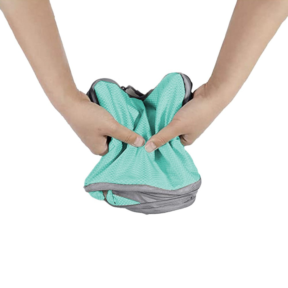 Set of 6Pcs Travel Compression Packing Cubes Suitcase Organizer Bag Luggage Storage Lake Blue