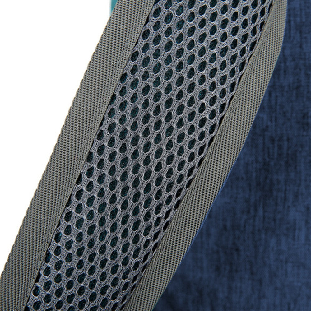 Unisex Foldable Backpack Travel Daypack Hiking Bag Sport Gym Bag Royal Blue