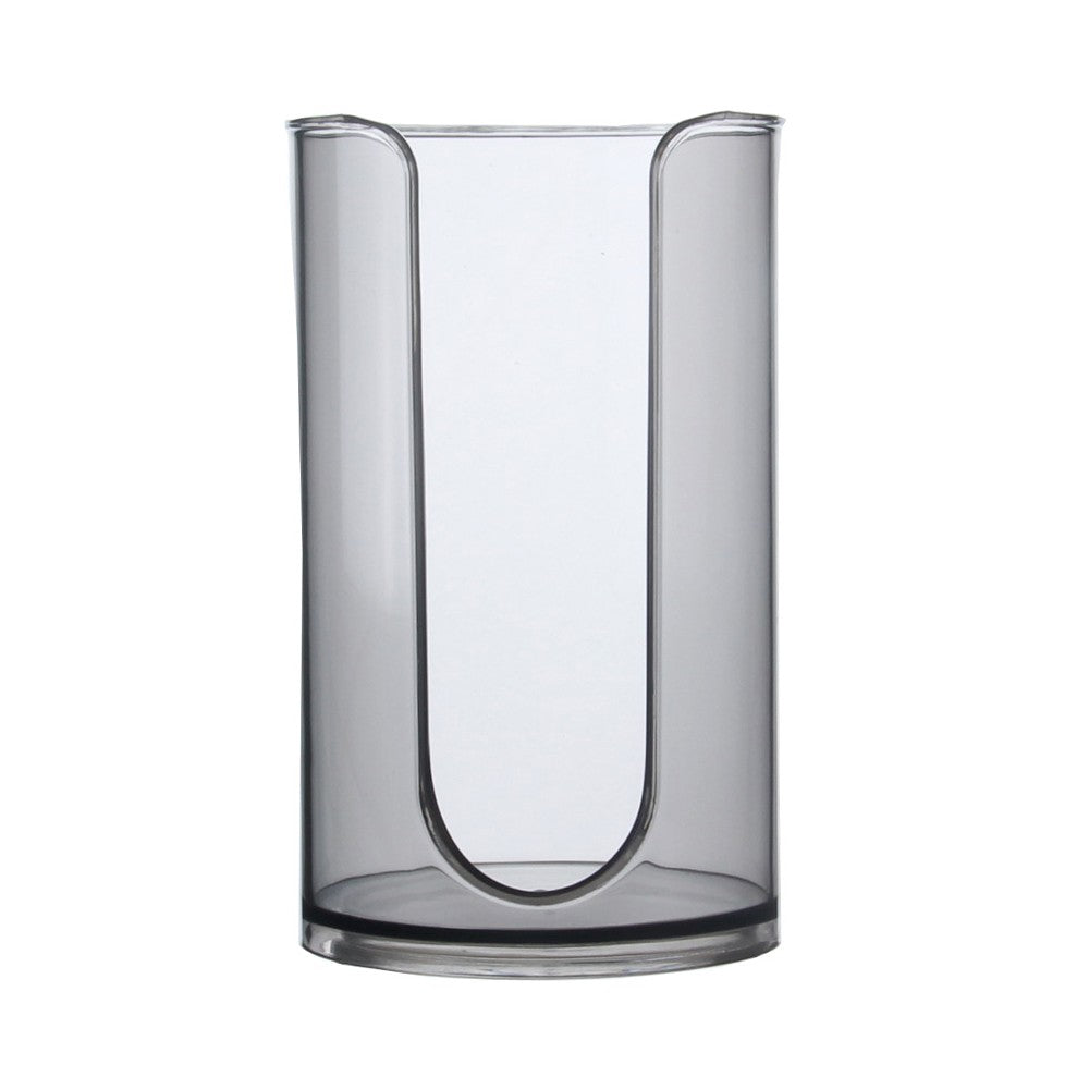 1 X Disposable Mouthwash Cups Dispenser Paper Cup Storage Container Cotton Pads Holder Black
