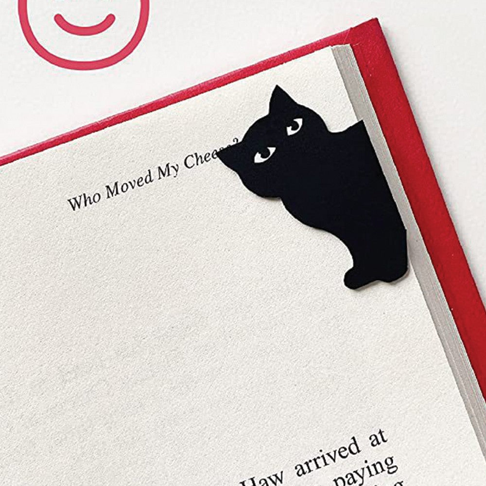 2 X Set of 6Pcs Cute Cat Magnetic Bookmarks Book Page Clips Magnet Book Markers for Book Lovers