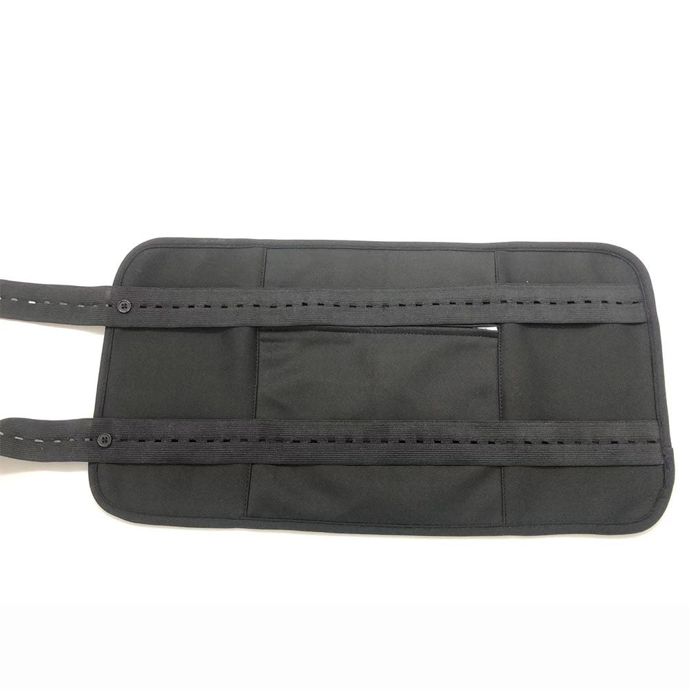 Reusable Wrap Belt Castor Oil Pack Kit for Inflammation Toxin Remover Black