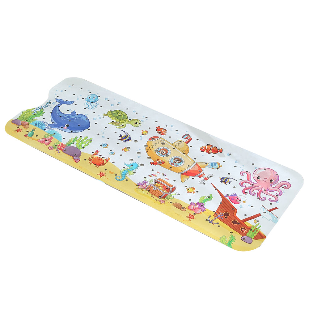 100cm Kids Cartoon Bathtub Mat Non-Slip Shower Mat Bathroom Floor Mat Style 5
