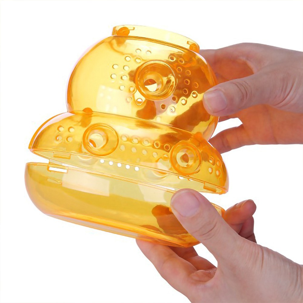 2Pcs Hanging Wasp Traps Outdoor Bee Traps Reusable Hornet Insect Catcher Orange