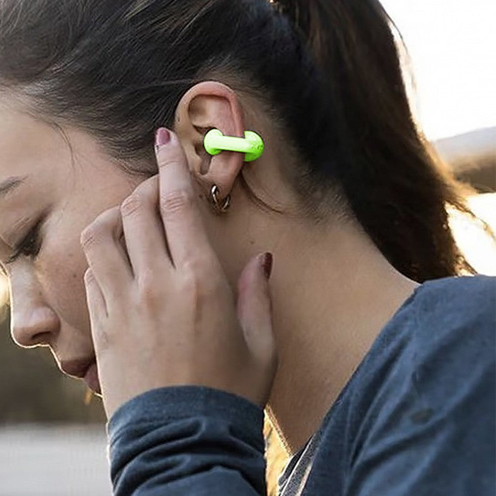Bluetooth 5.3 Bone Conduction Headphones TWS Ear-Clip Earbuds Wireless Sports Headset Green