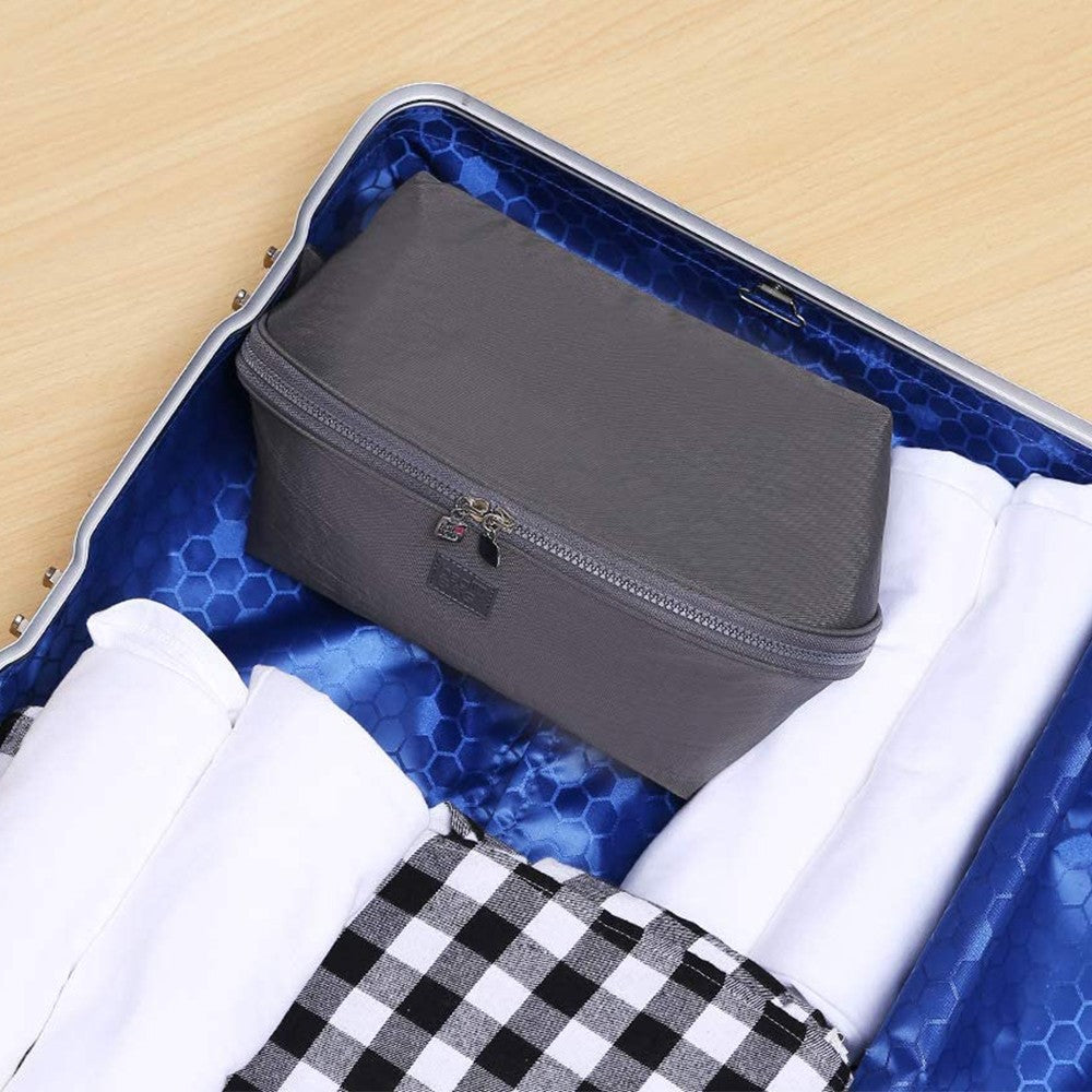 Travel Underwear Storage Bag Portable Bra Packing Organizer Lingerie Pouch Grey