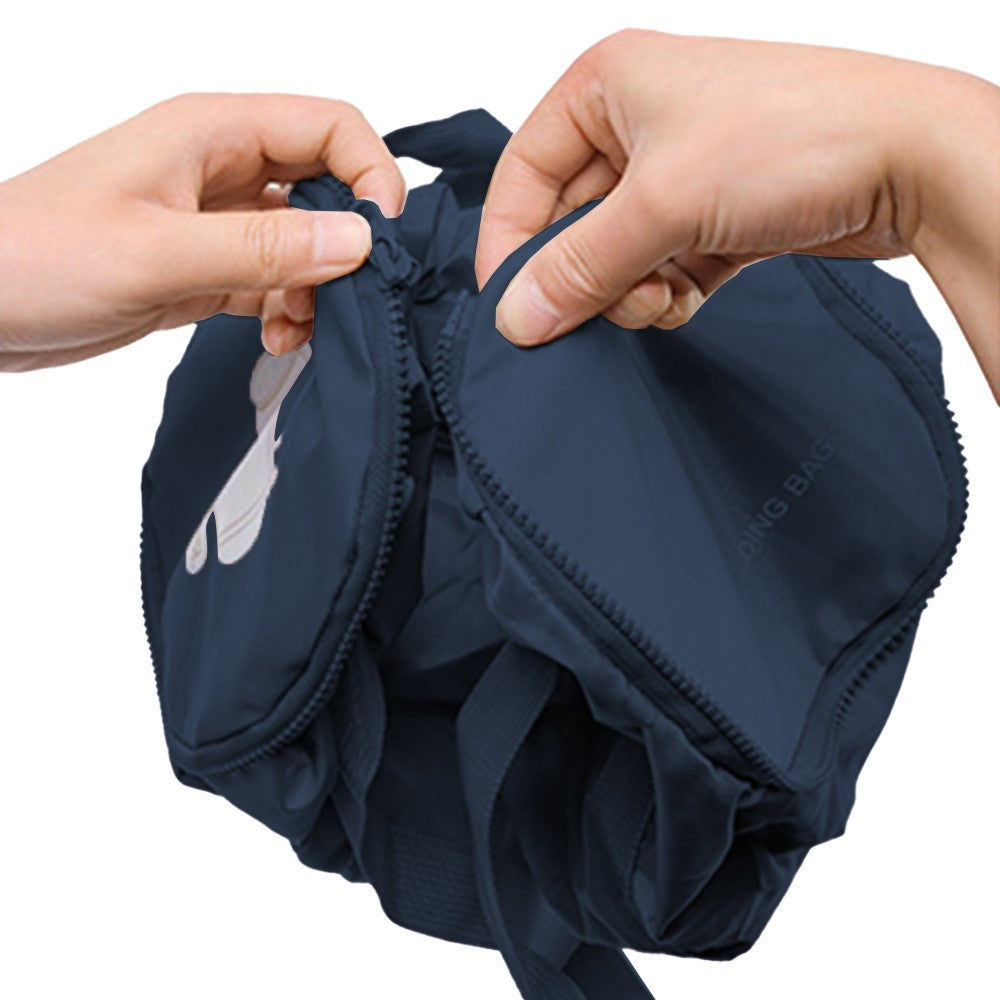Foldable Duffel Bag Sports Gym Bag Yoga Bag with Inner Pocket Blue