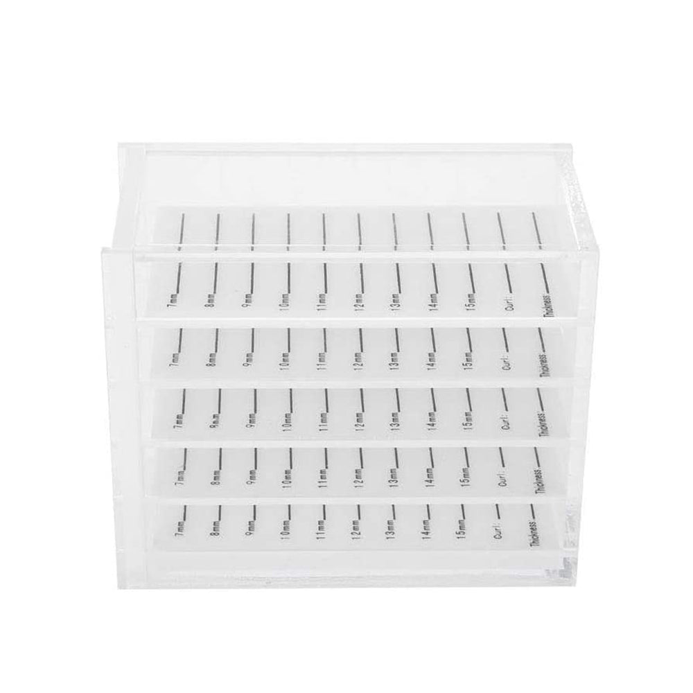 5 Layers Clear Acrylic False Eyelash Storage Box Display Container Holder Makeup