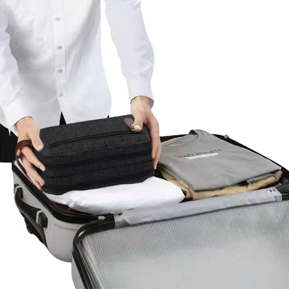 Travel Toiletry Wash Bag Cosmetic Bags Black