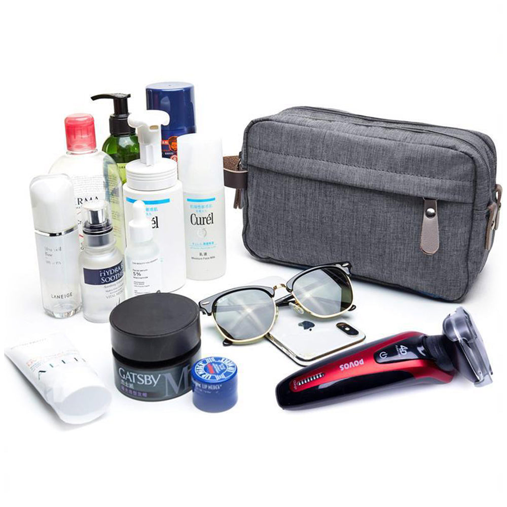 Travel Toiletry Wash Bag Cosmetic Bags Grey