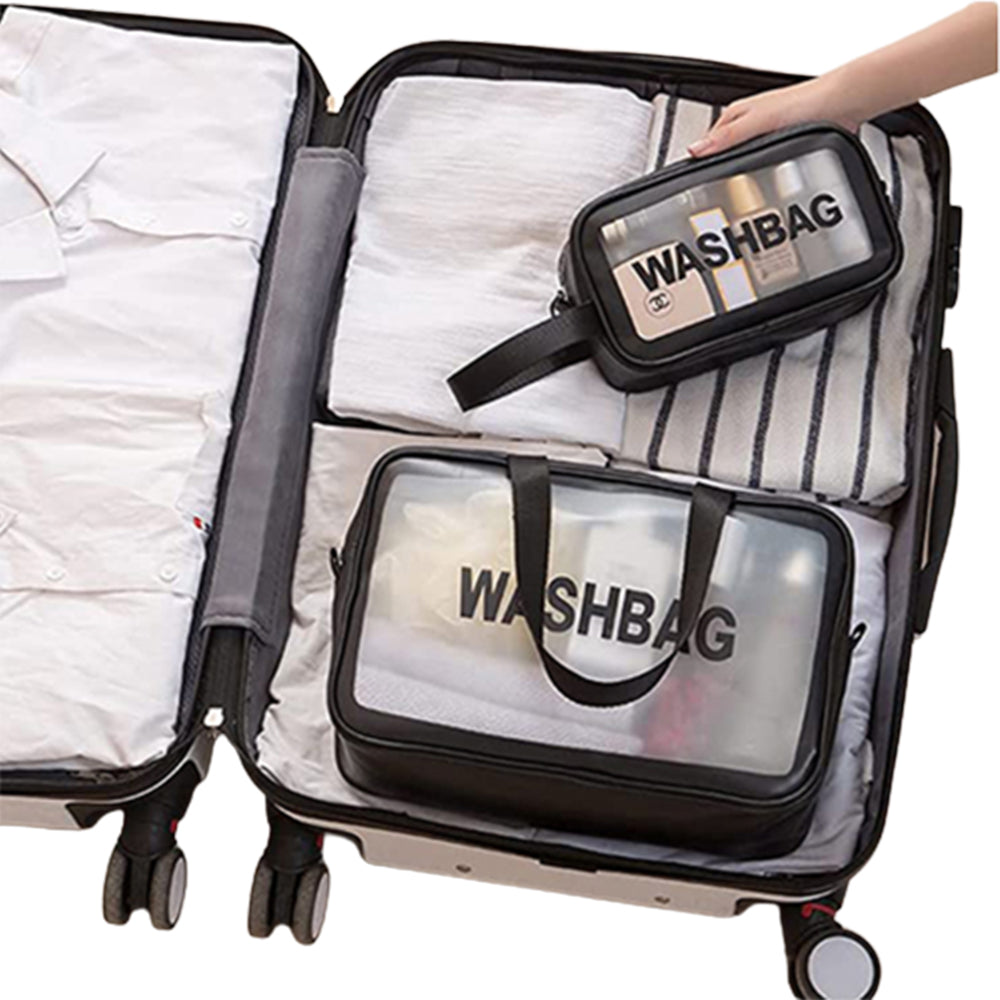 Set of 3Pcs Cosmetic Bags Travel Toiletry Bags