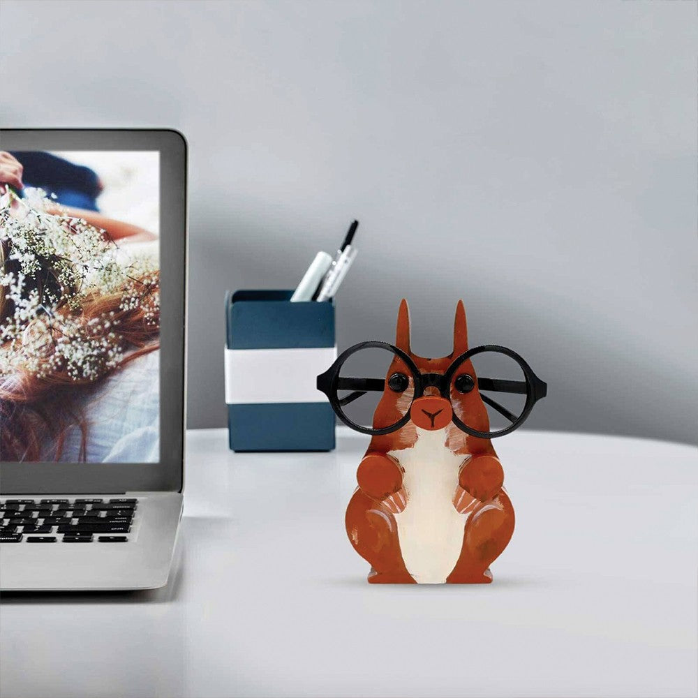 Wooden Eyeglasses Holder Kangaroo Design Eyes Glasses Display Stand Home Decor
