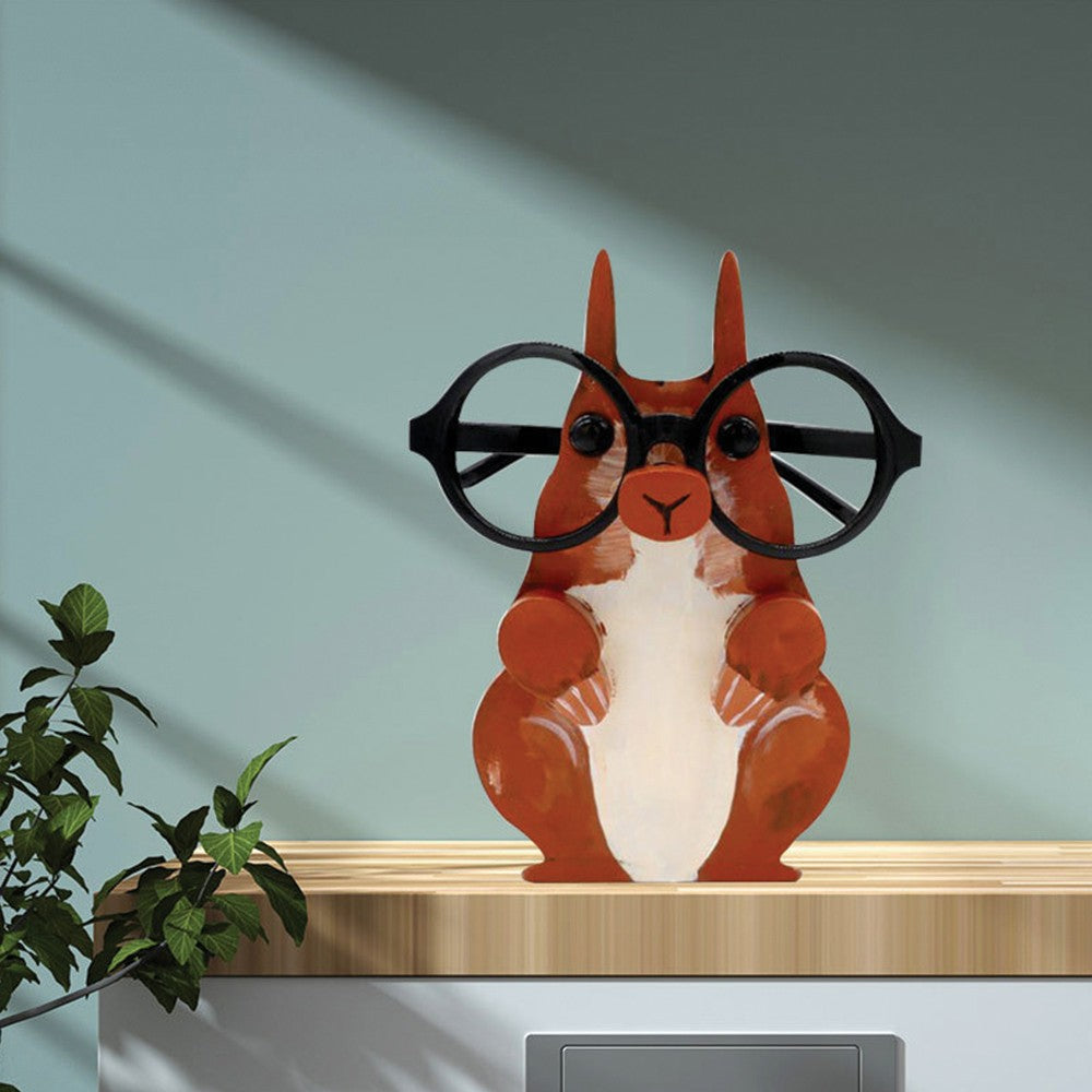 Wooden Eyeglasses Holder Kangaroo Design Eyes Glasses Display Stand Home Decor