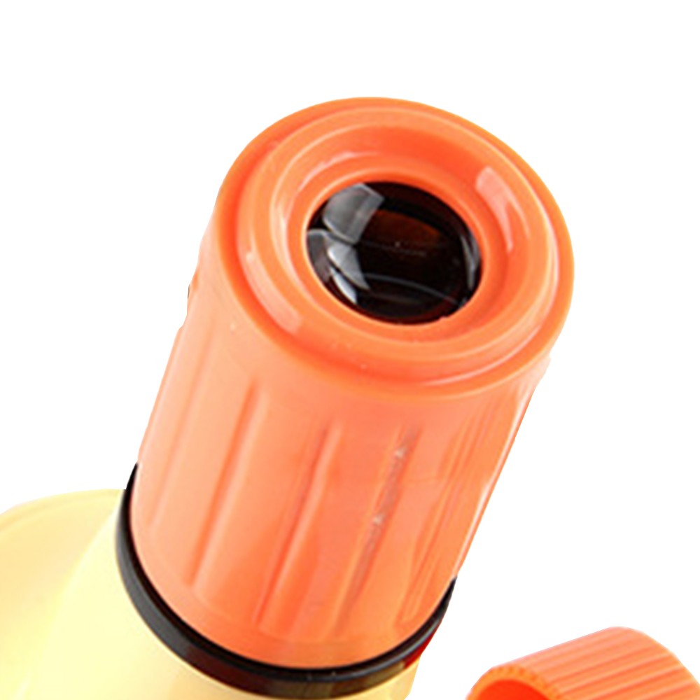 1200X Magnification Kids Microscope Toy Kit Biological Microscope Kit for Kids Beginners Yellow