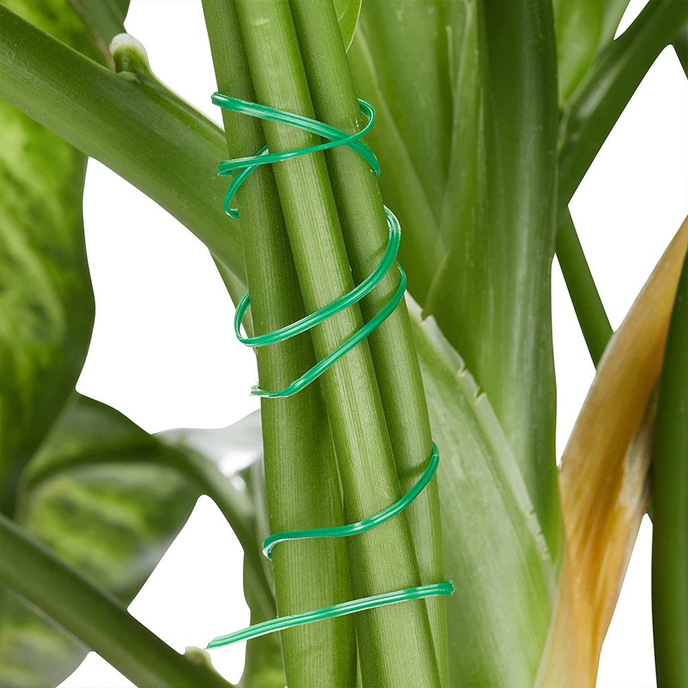 2 X 31Pcs Plant Growing Supports Set Plant Binding Wire Reel Plant Clip Set for Gardening