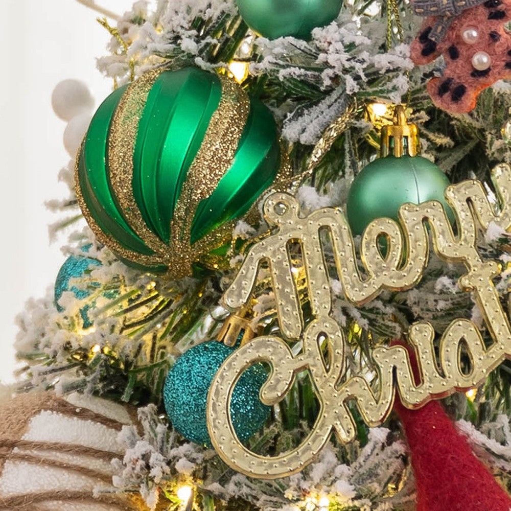 45cm Tabletop Mini Artificial Christmas Tree Ornaments Xmas Desktop Decor Green