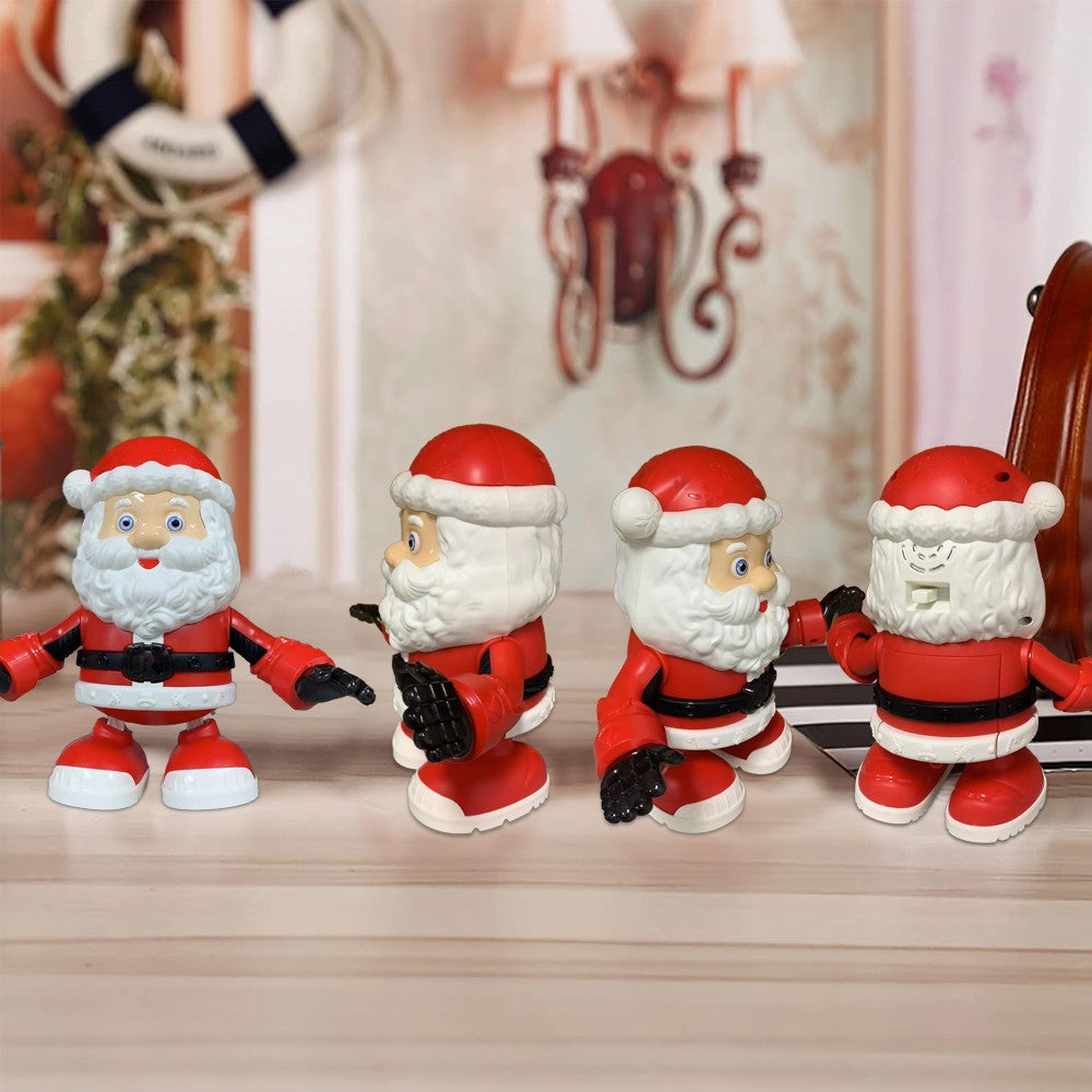 2x Electric Dancing Christmas Santa Claus Toys Xmas Electric Toys for Kids