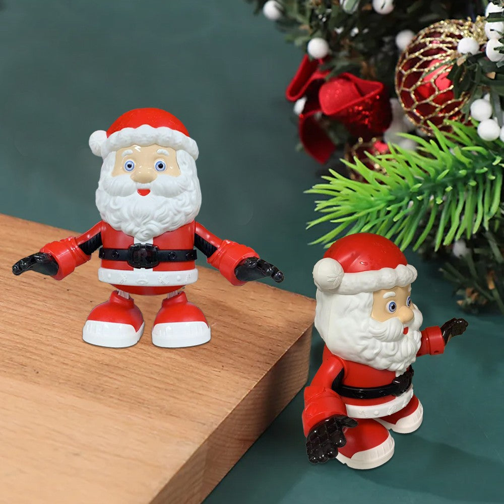2x Electric Dancing Christmas Santa Claus Toys Xmas Electric Toys for Kids