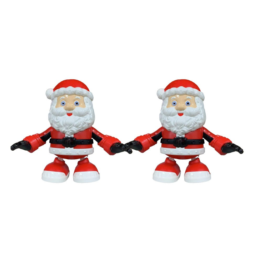 2x Electric Dancing Christmas Santa Claus Toys Xmas Electric Toys for Kids