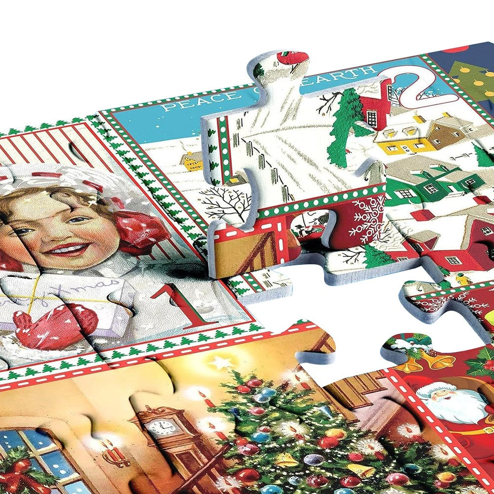 1Pc Christmas Advent Calendar Jigsaw Puzzles Xmas Countdown Calendar Puzzles