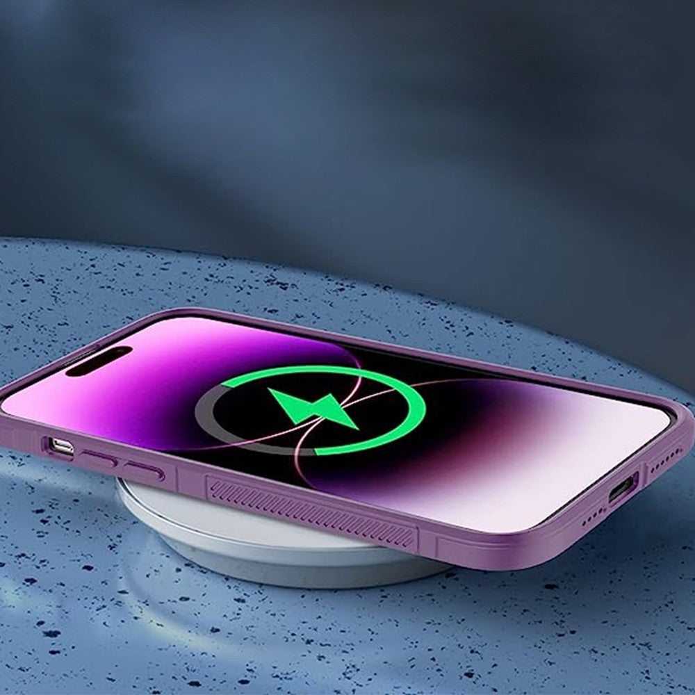 For iPhone 14 Pro Max Phone Case Anti-Scratch Shockproof Phone Protective Cover Purple