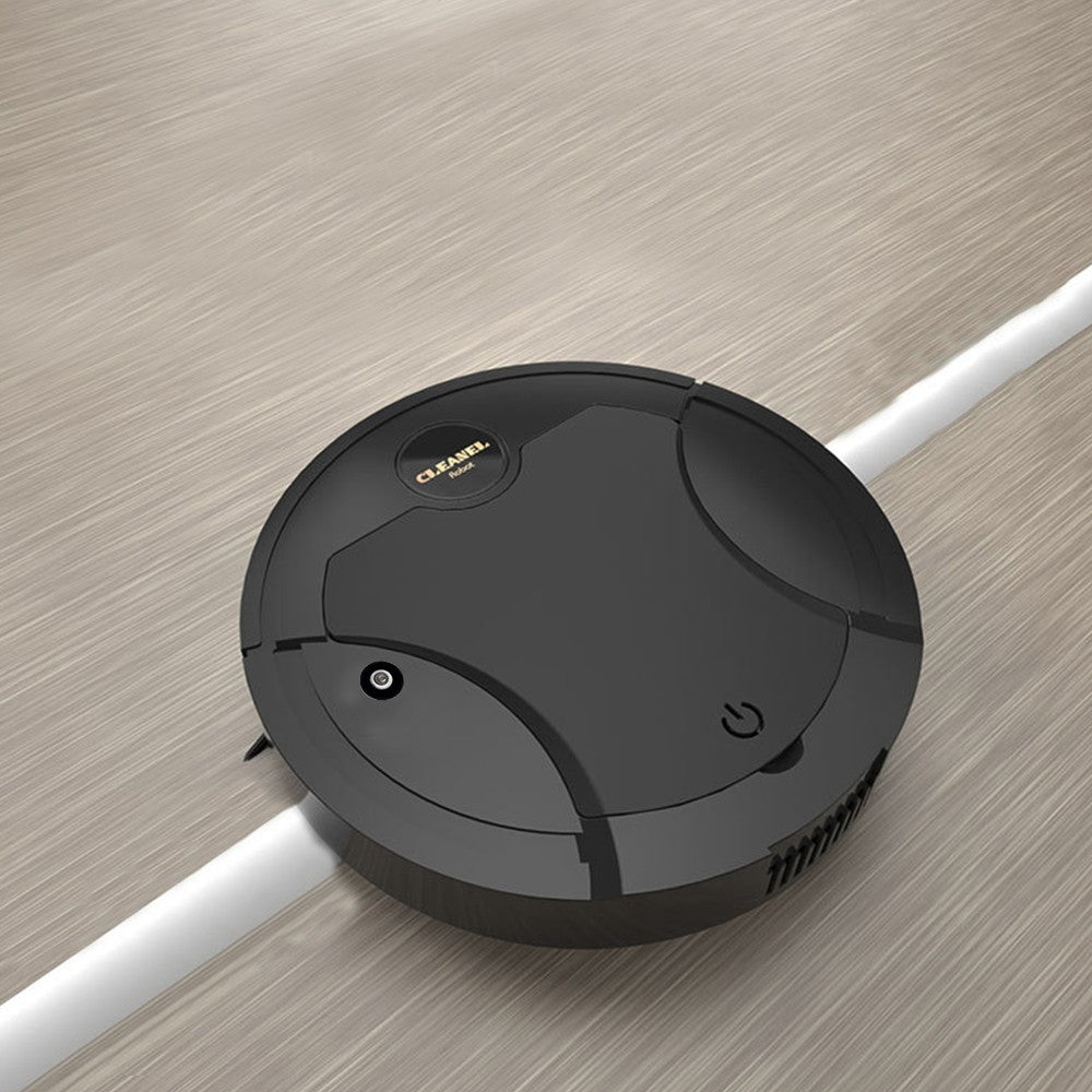K250A Automatic Smart Sweeping Robot Vacuum Cleaner USB Rechargeable Floor Cleaner with Spray Black