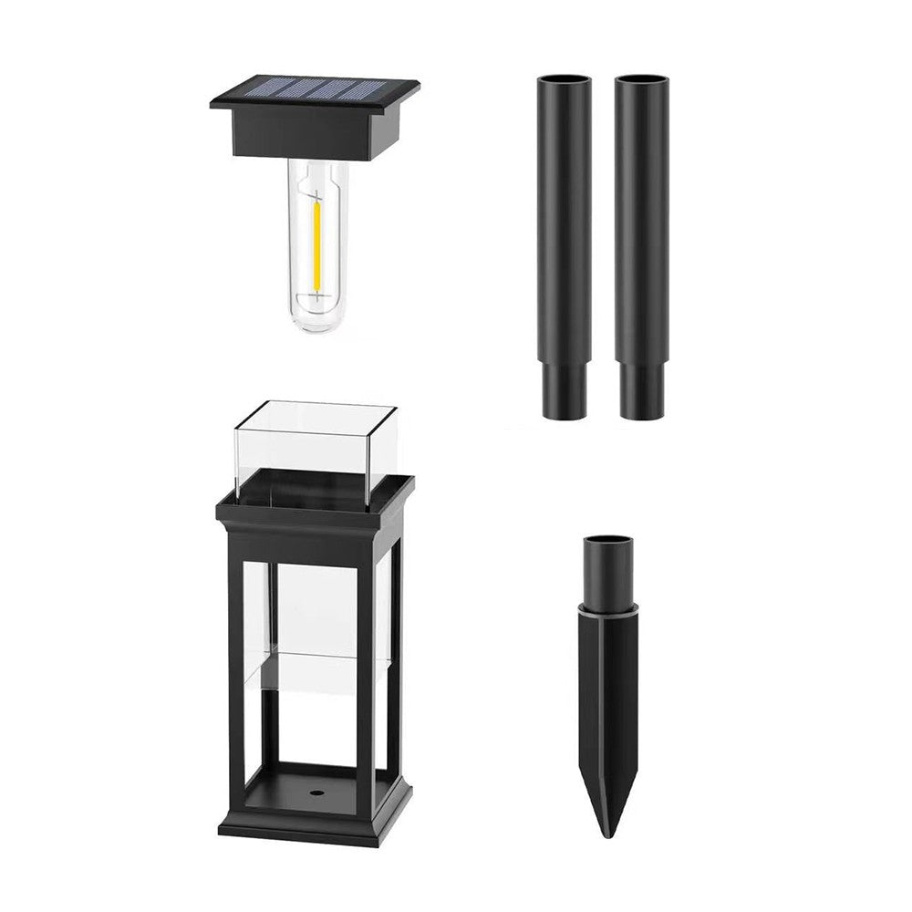 4Pcs Solar Pathway Lights Outdoor Garden Walkway Lights Yard Landscape Lamp
