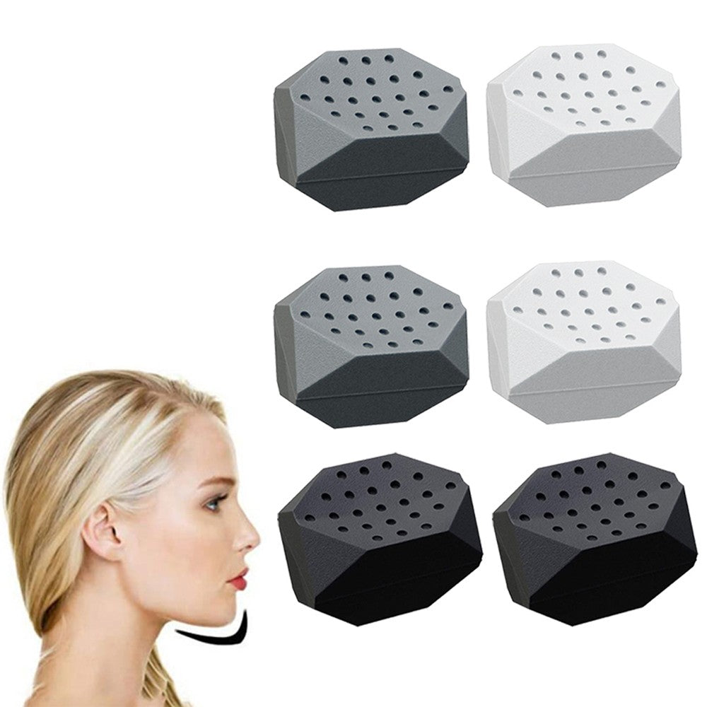6Pcs Jaw Exerciser Silicone Jawline Exerciser Jaw Trainer 3 Resistance Levels