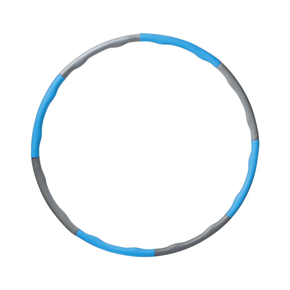 95cm Detachable Exercise Hula Hoop Foam Padded Waist Fitness Hula Hoop Blue