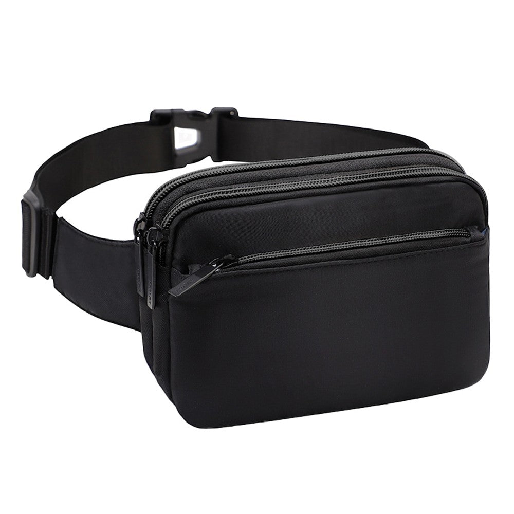 Black Fanny Pack Fashion Waist Bag Chest Bag Crossbody Belt Bag Bum Bags