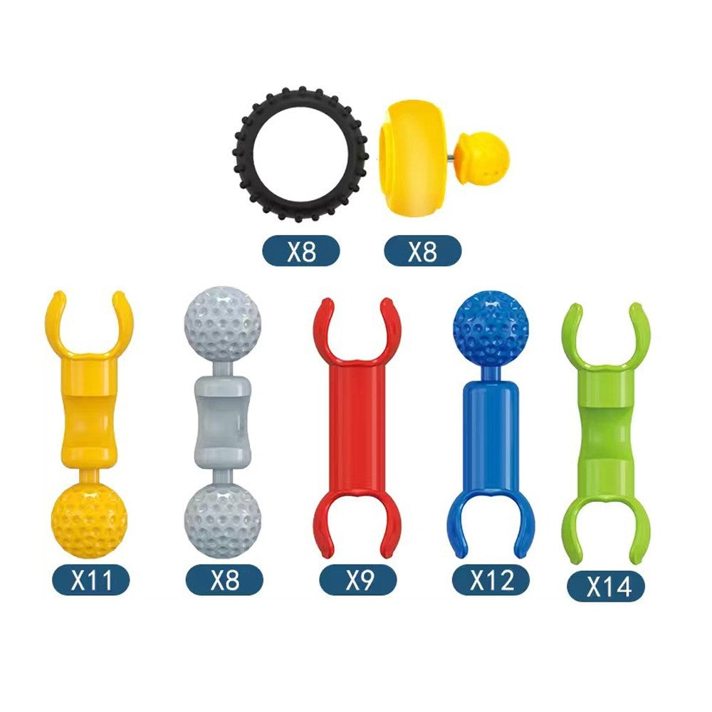 62-Piece Skeleton Building Blocks Set for Kids STEM Educational Toy Constructions Toy