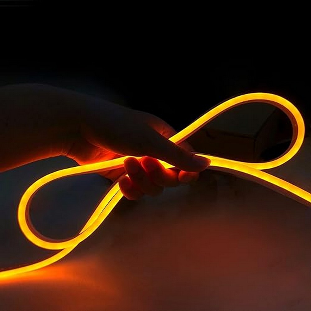 3 meters LED Strip Neon Flex Rope Light DC 5V Lighting Yellow