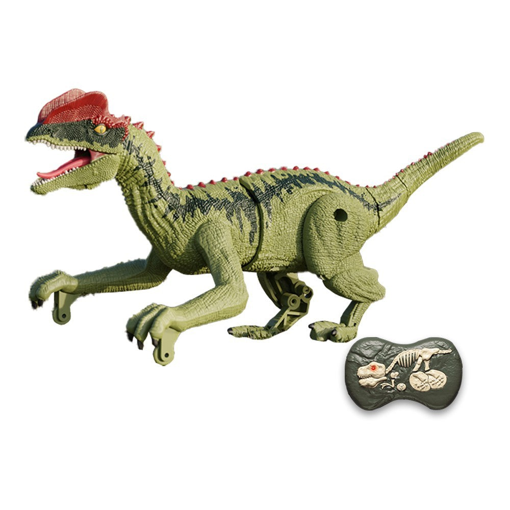 2.4Ghz Dilophosaurus Remote Control Dinosaur Toy Kids Electric RC Walking Dinosaur Toy