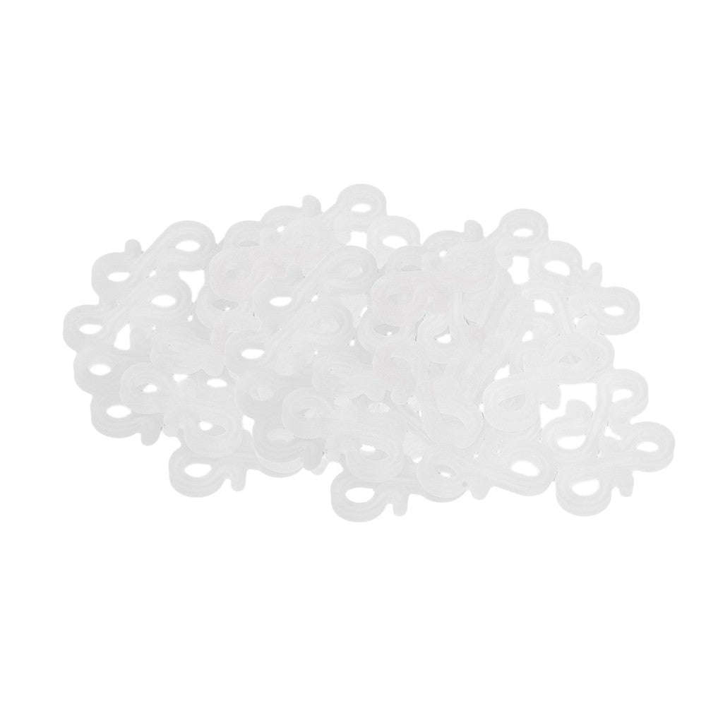 100Pcs Christmas Light Clips Hang Hooks for Gutter String Lights Xmas Party Decoration - Style 2