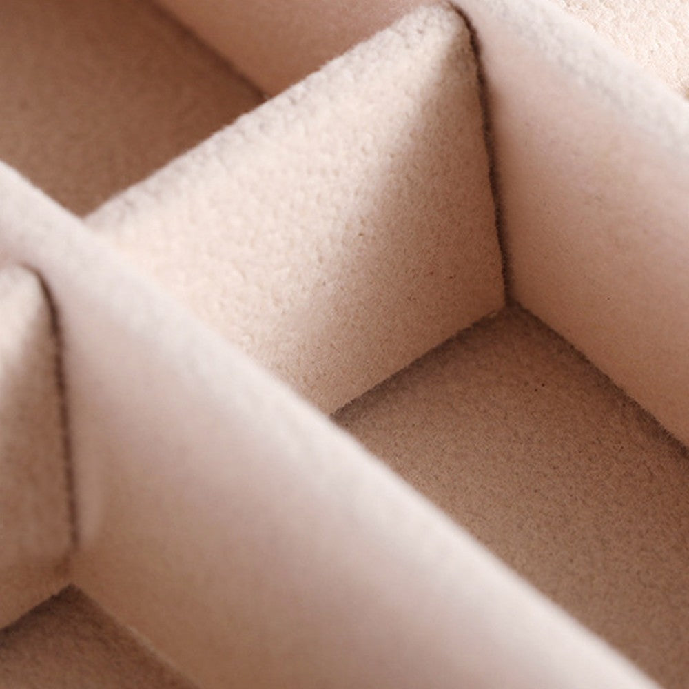 O Initial Letter Travel Jewelry Box Jewelry Case Jewelry Organiser with Mirror