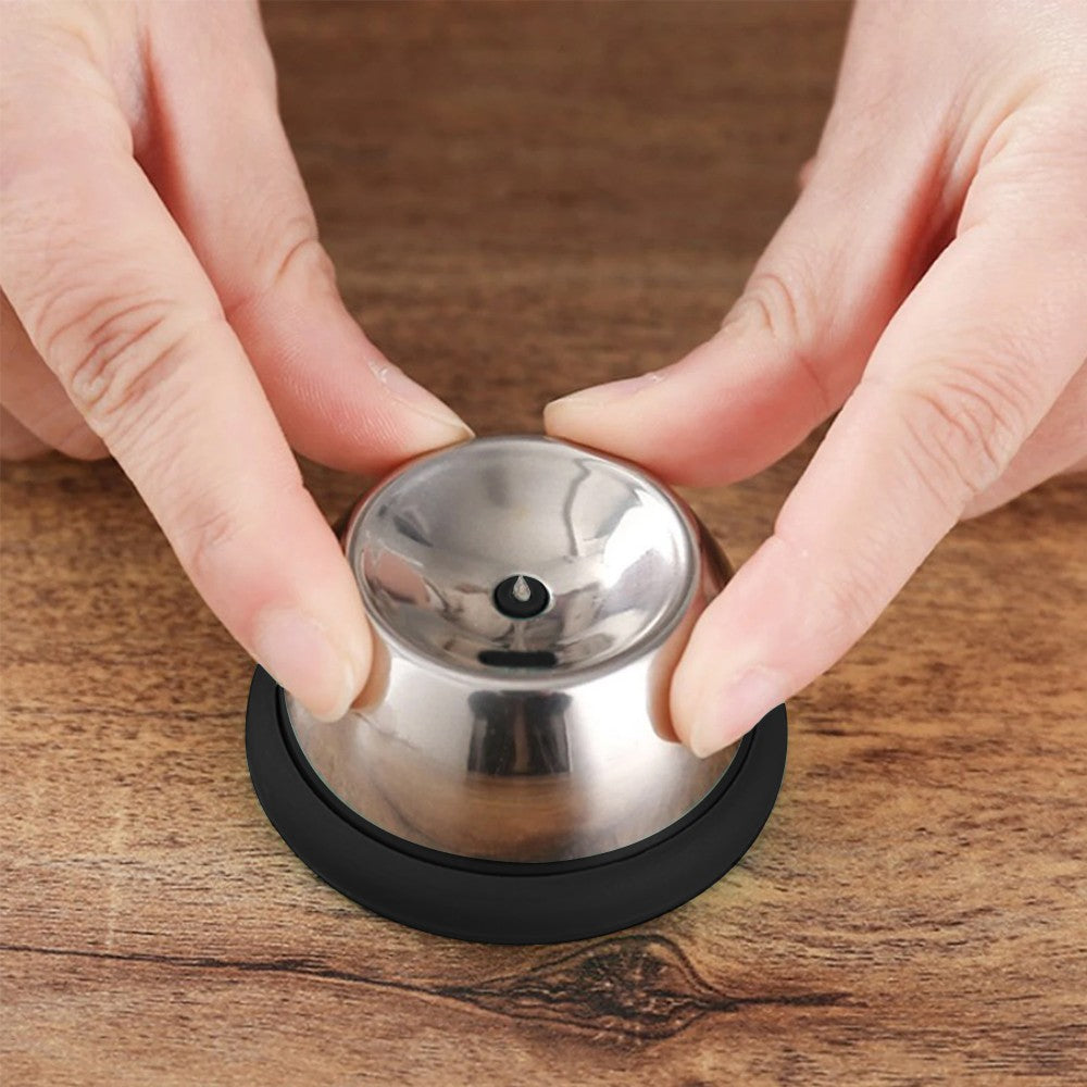 Stainless Steel Boiled Egg Piercer Easy Egg Peeler Kitchen Gadget - Black