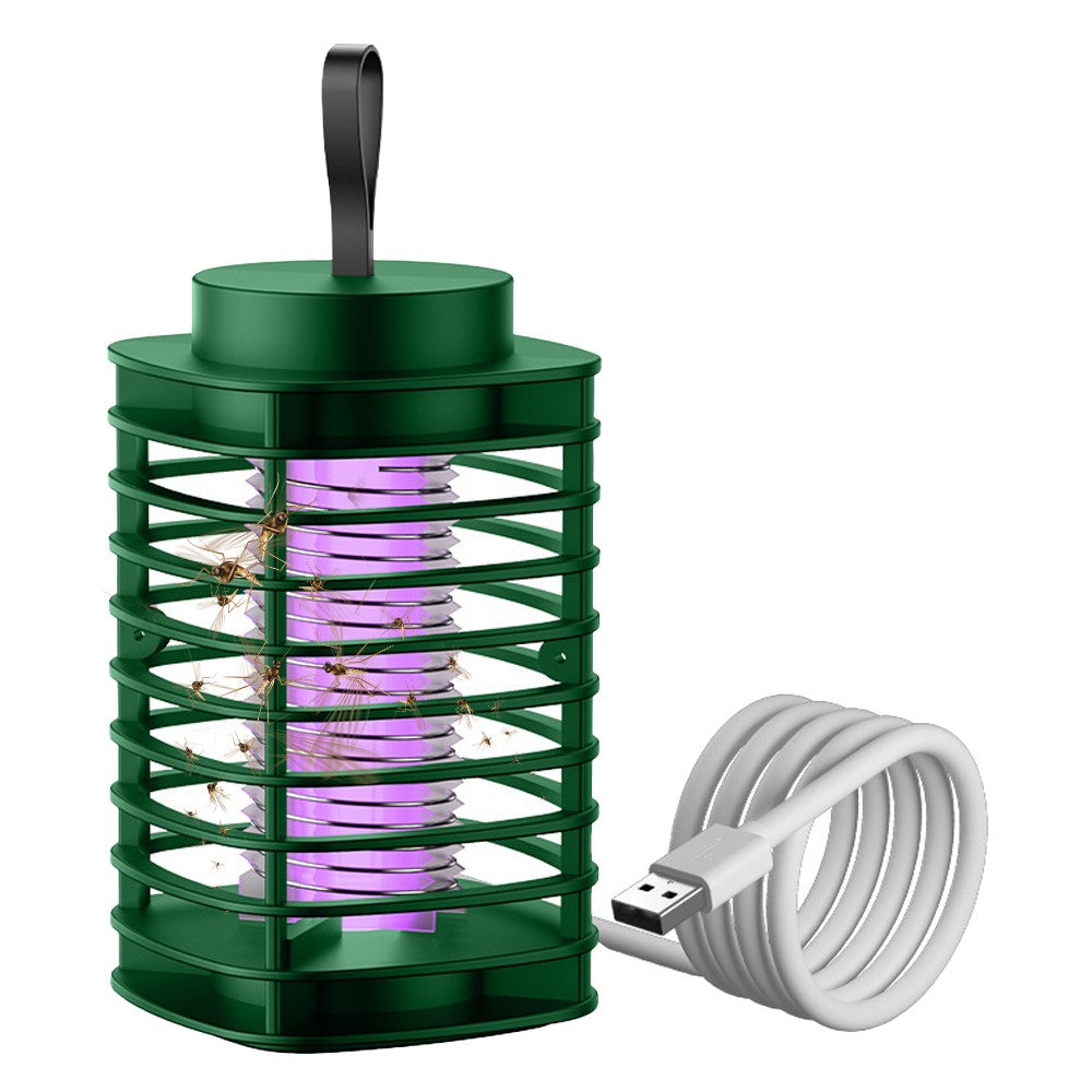2Pcs Electric Mosquito Killer Lamp - Black + Green