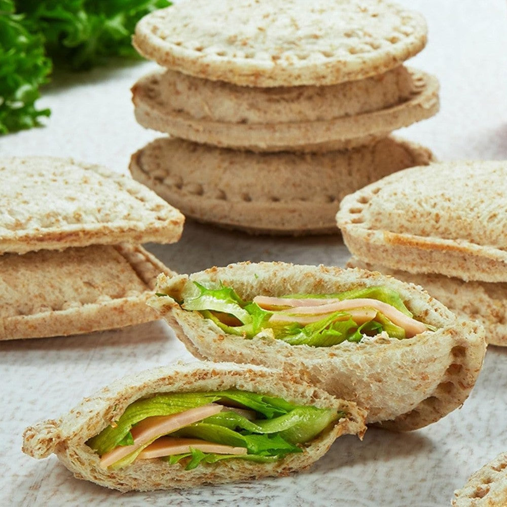 Circular Sandwich Cutter and Sealer DIY Pocket Sandwiches Maker - Green
